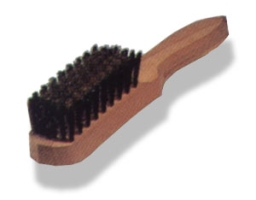 SPAZZOLA OTTONE-CRINE PER SCAMOSCIATI