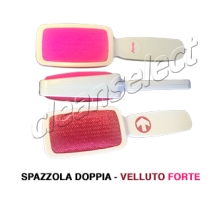 SPAZZOLA DOPPIA - VELLUTO/FORTE