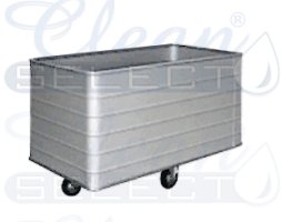 CARRELLO PORTA BIANCHERIA IN ALLUMINIO PER LAVANDERIA