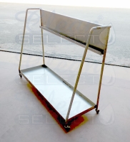 CARRELLO INOX PORTA POMPE / PRODOTTI
