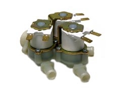 ELETTROVALVOLA ACQUA 3/4"M TRE VIE 230 V