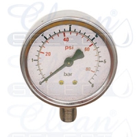 MANOMETRO VAPORE D63 0-6 BAR 1/4"